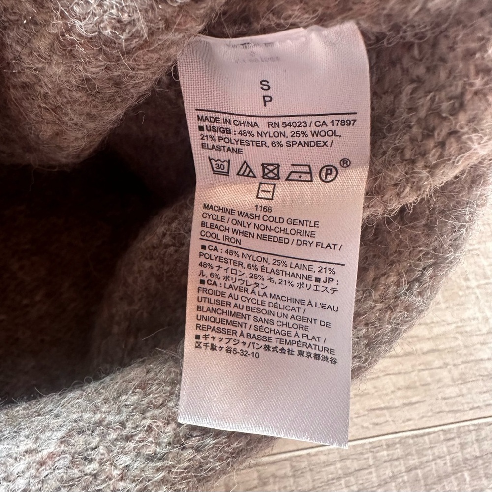 Banana Republic Fair Aisle Mock Neck Wool Blend Sweater - Picture 8 of 10